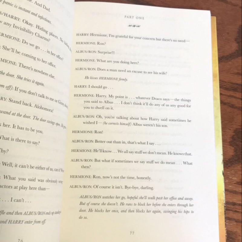 Harry Potter and the Cursed Child Parts One and Two (Special Rehearsal Edition Script)