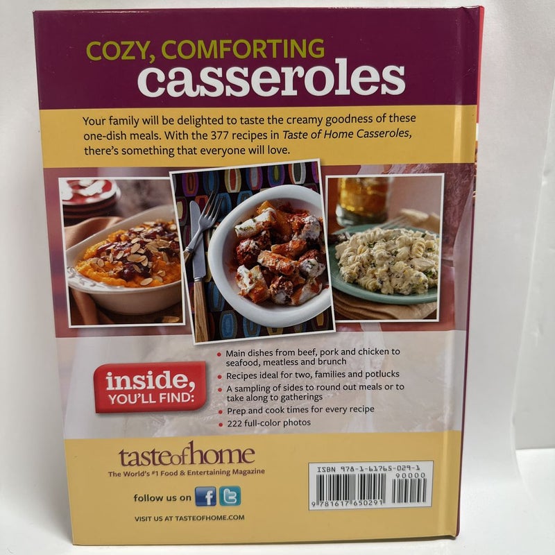 Taste of Home Casseroles 377 recipes 