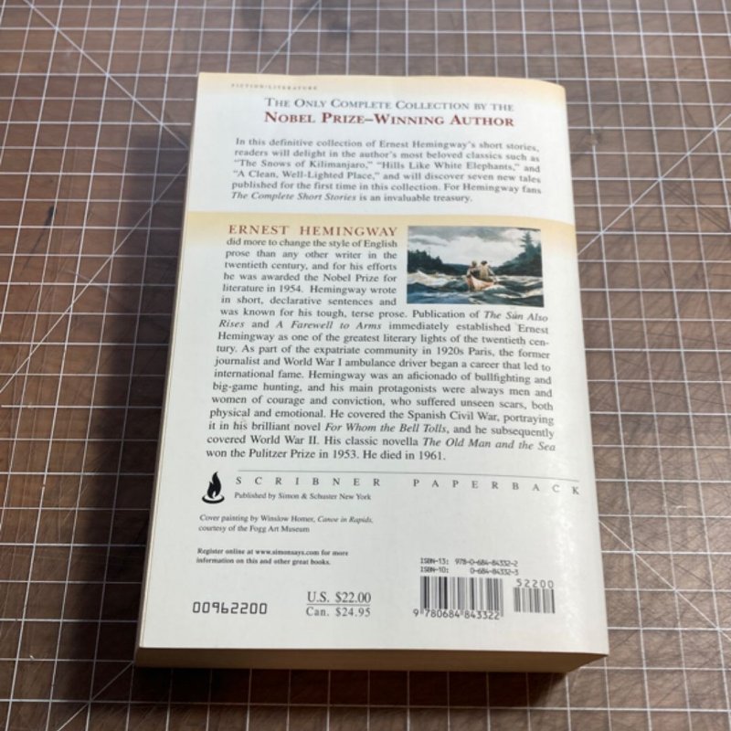 The Complete Short Stories of Ernest Hemingway