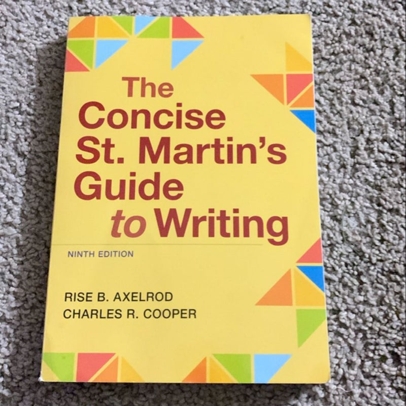 The Concise St. Martin's Guide to Writing