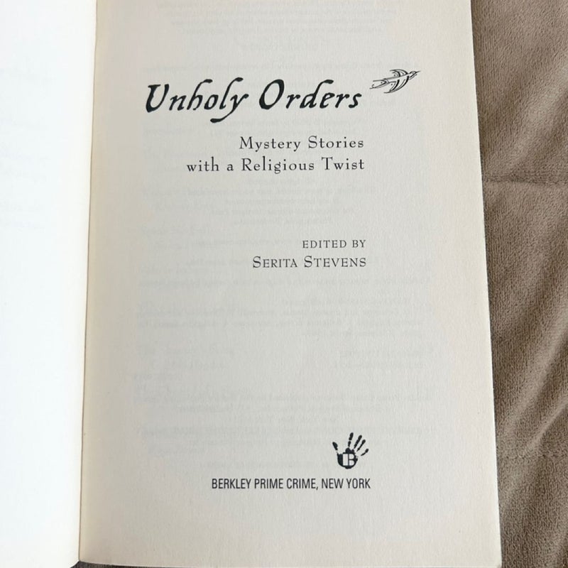 Unholy Orders