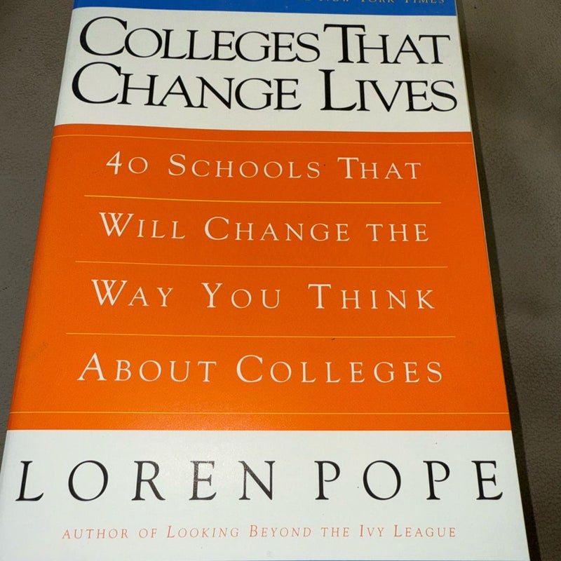 Colleges That Change Lives