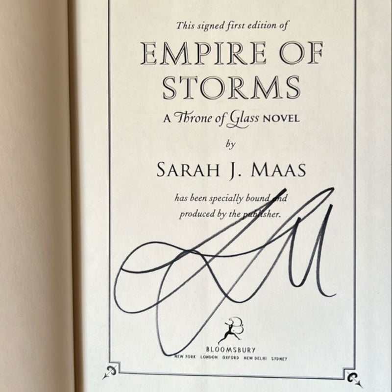 Empire of Storms: Signed Edition