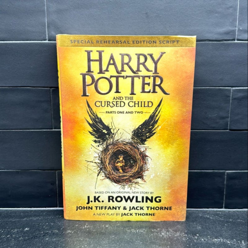 Harry Potter and the Cursed Child Parts One and Two (Special Rehearsal Edition Script)