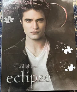 Highly Collectible Rare Twilight Saga Eclipse 1000-piece Jigsaw Puzzle (Edward)