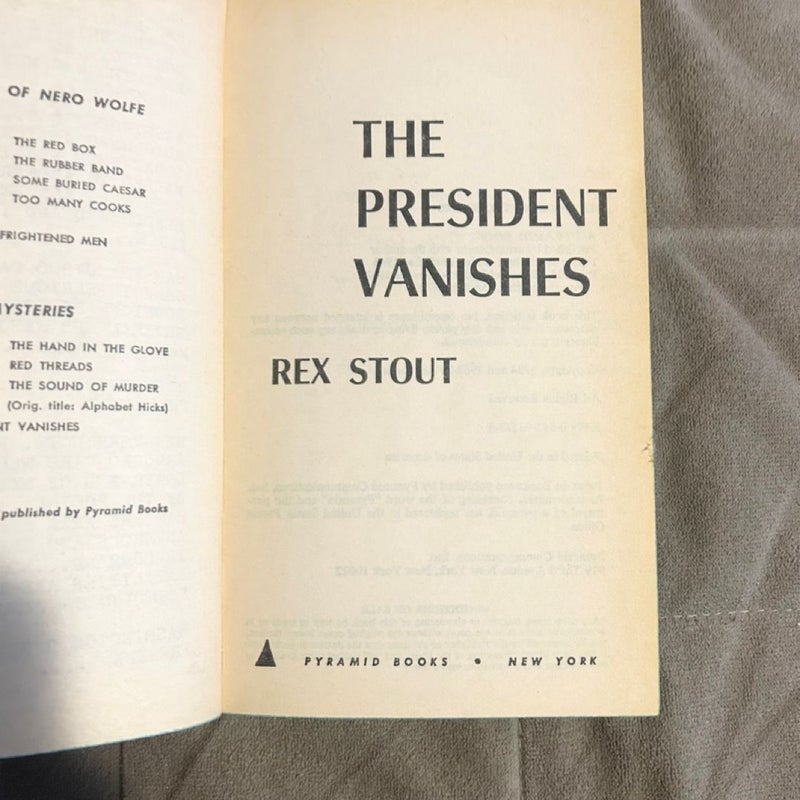 The President Vanishes  3674