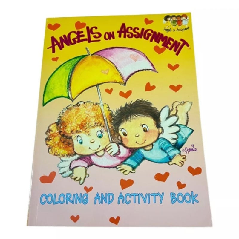 Lot 3 Angels on Assignment Coloring and Activity Books 2004/2005 USA Unused