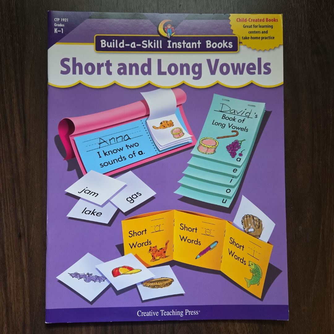 Build-a-Skill Instant Books Short and Long Vowels