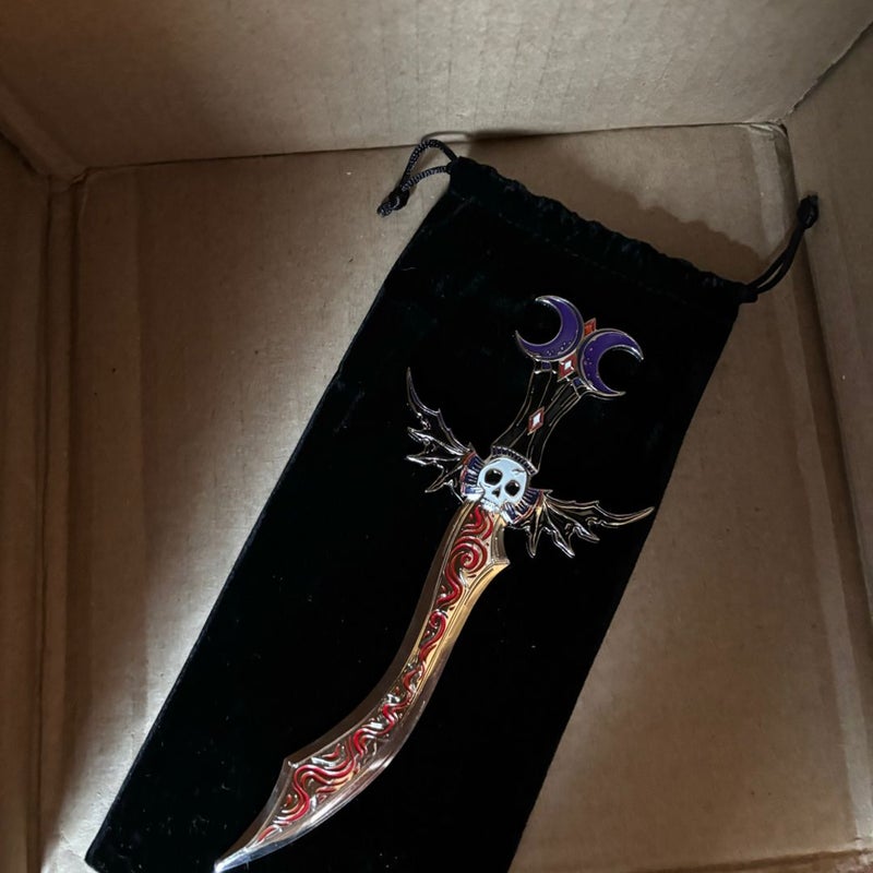 Illumicrate Oraya's Blade Enamel Replica Dagger Serpent Wings Of Night