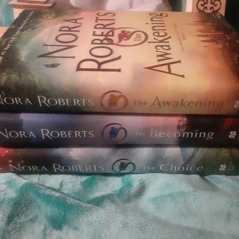 Complete Dragon Heart Legacy hardcover set Choice, Awakening, Becoming 