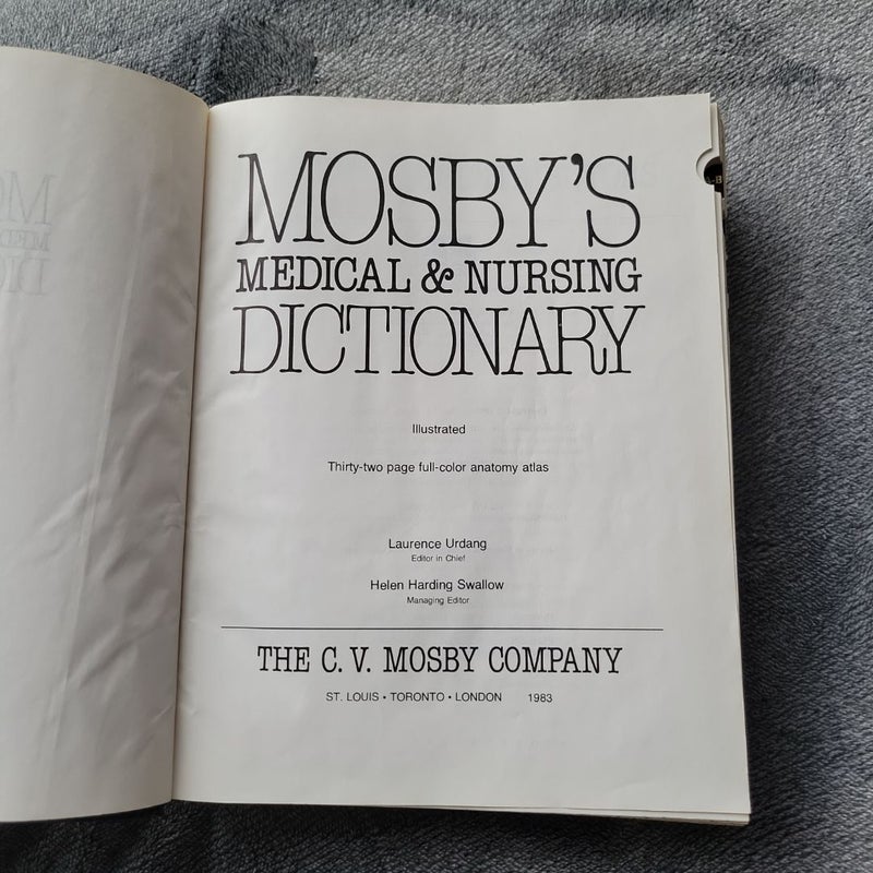 Mosby's Medical and Nursing Dictionary