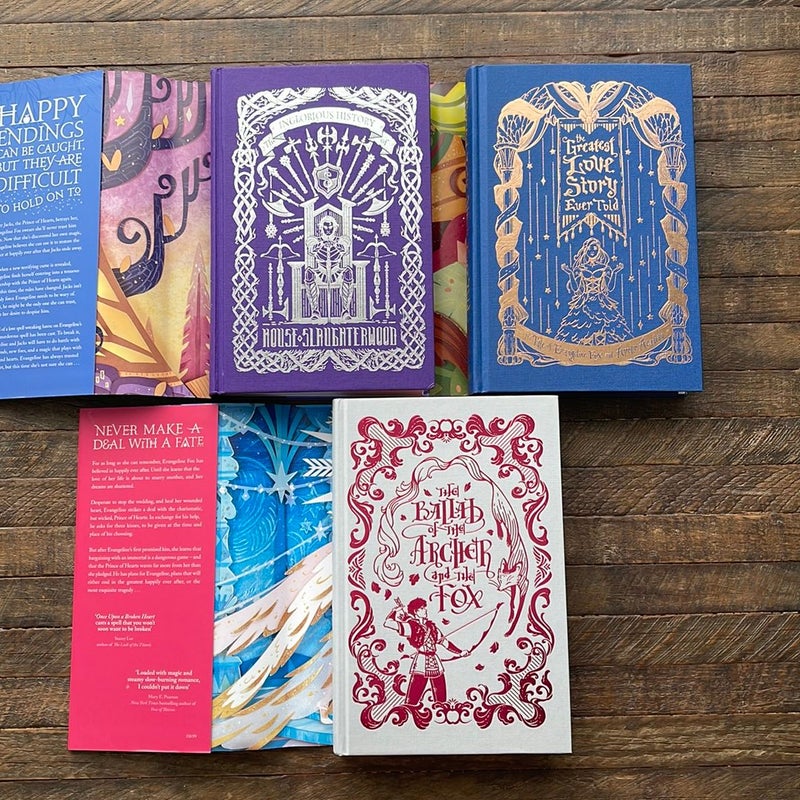Fairyloot Exclusive Signed Once upon a Broken Heart Series by Stephanie Garber, Hardcover