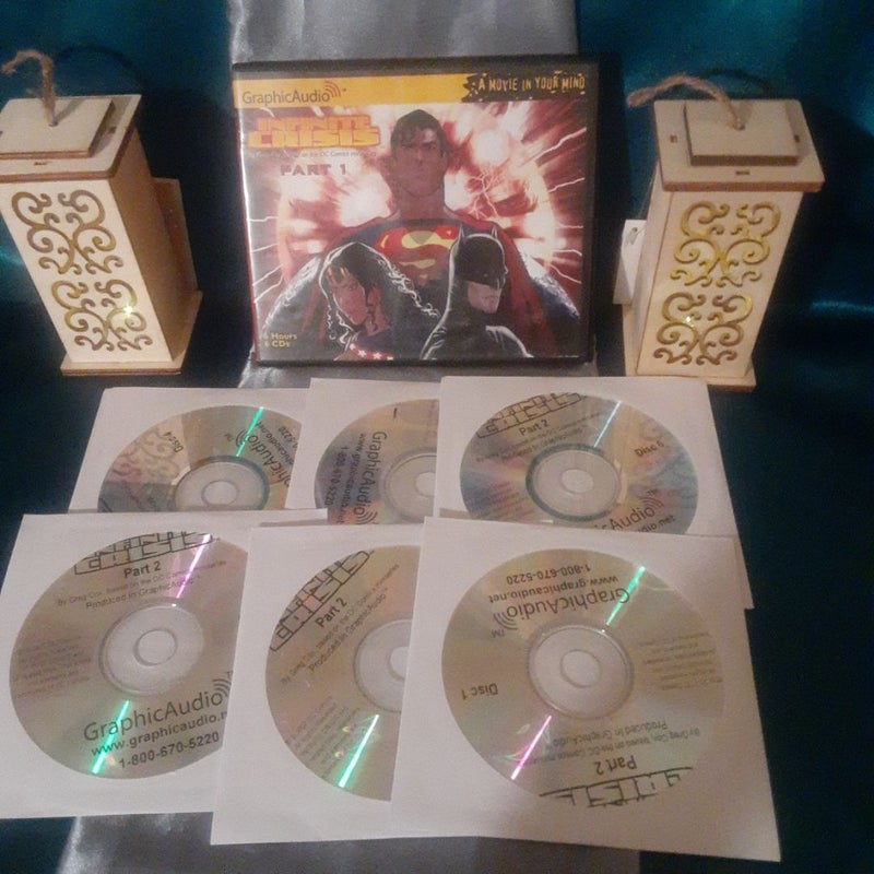 Infinite Crisis Graphic Audio cd parts 1,2
