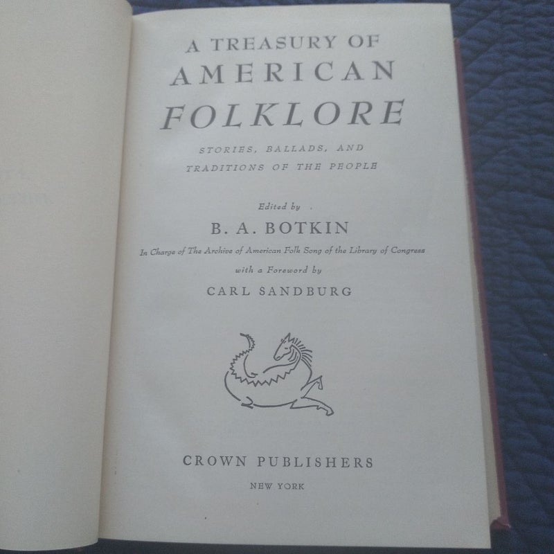 A Treasury of American Folklore