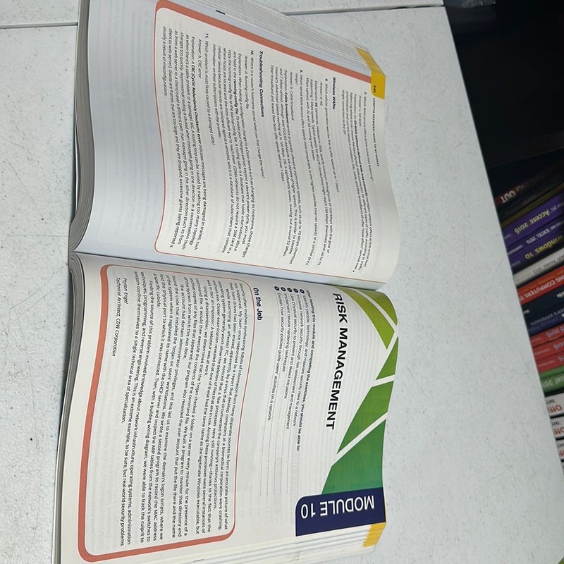 CompTIA Network+ Guide to Networks 9th edition ( look on book)