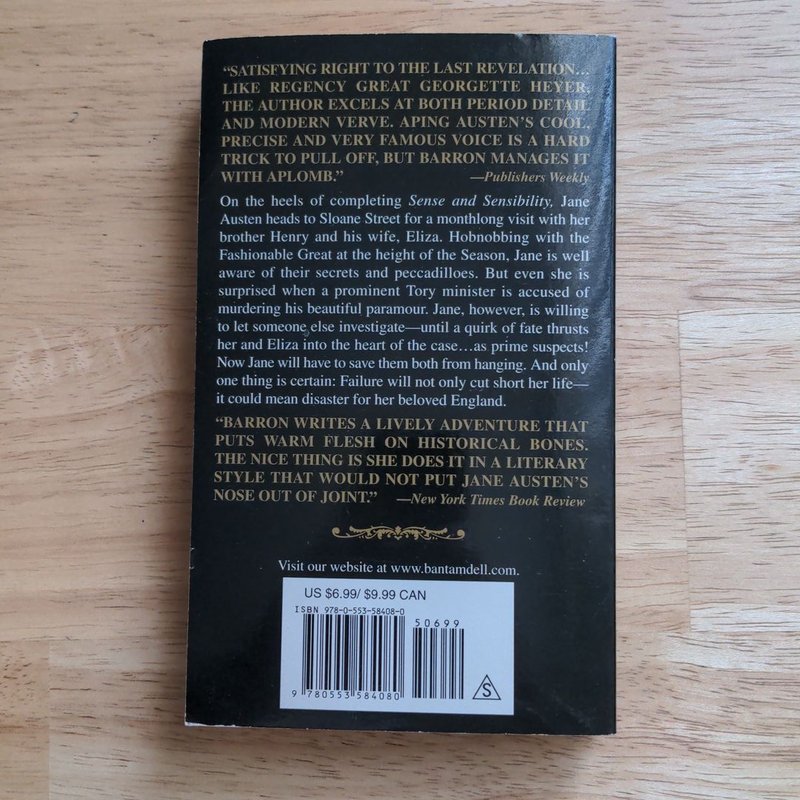 Jane and the Barque of Frailty by Stephanie Barron