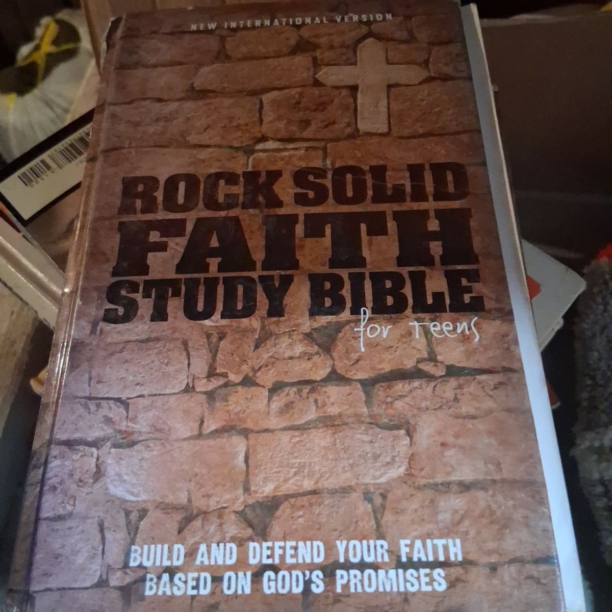 Rock Solid Faith Study Bible for Teens by Various Authors, Hardcover ...