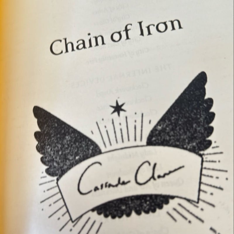 Chain of Iron the last hours book two