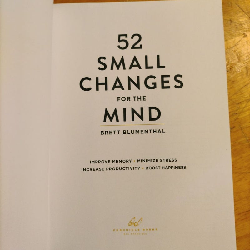 52 Small Changes for the Mind