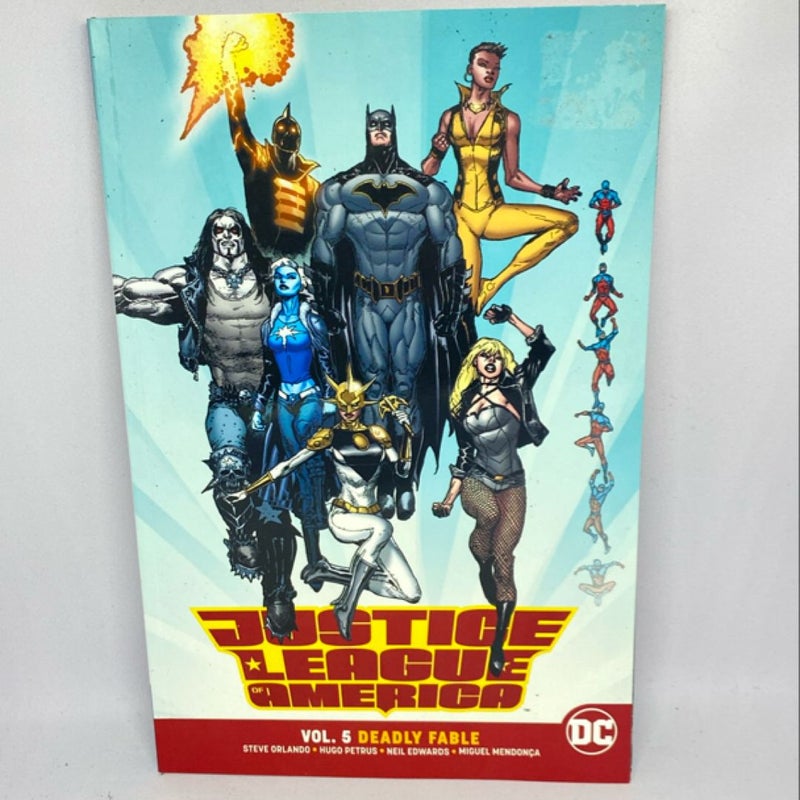 Justice League of America Vol 5 Deadly Fable