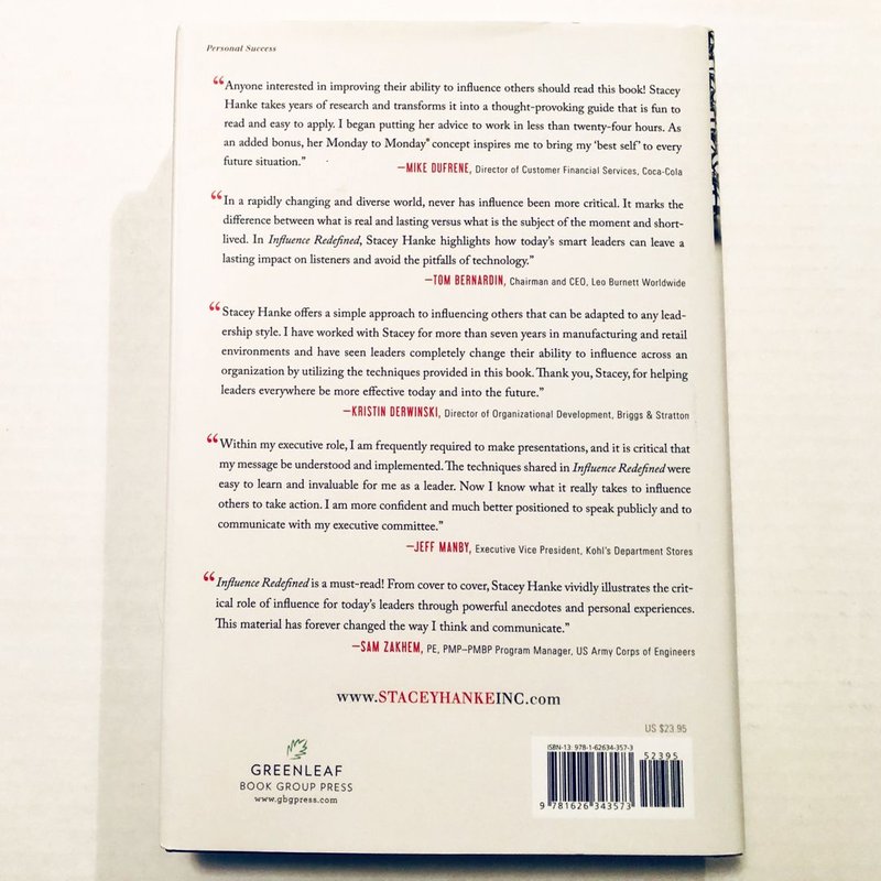 Influence Redefined by Stacey Hanke