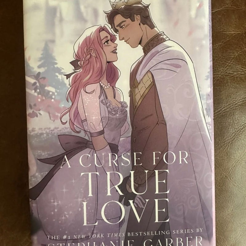 a curse for true love special edition dust jacket with Barnes and noble special
