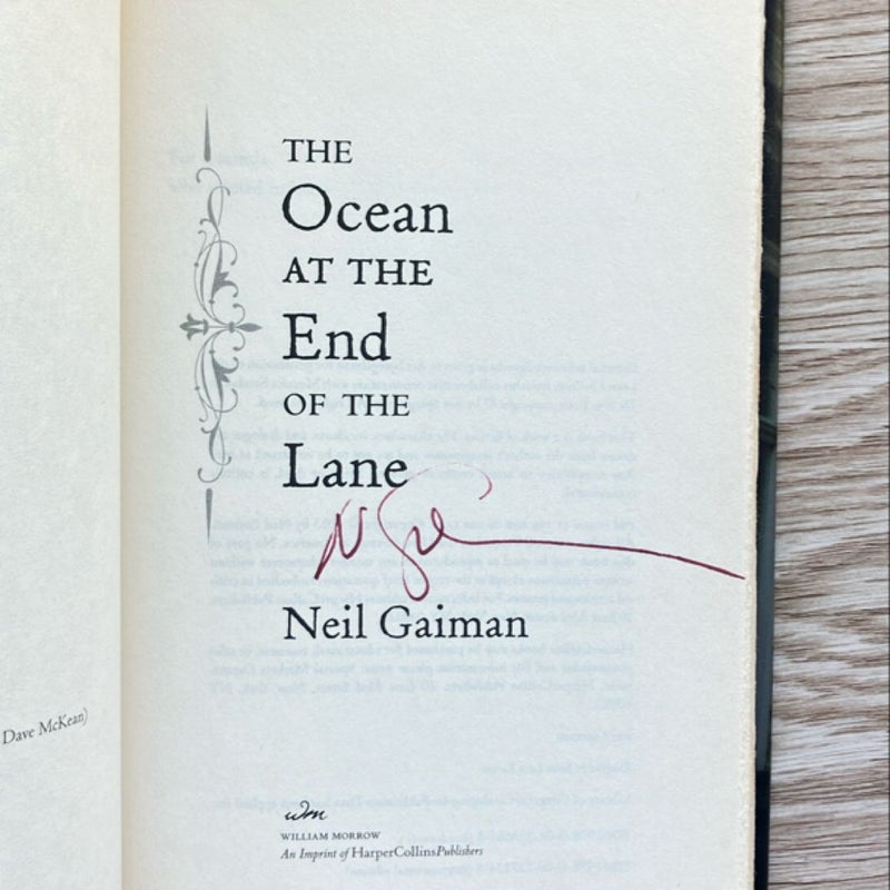 The Ocean at the End of the Lane - Signed