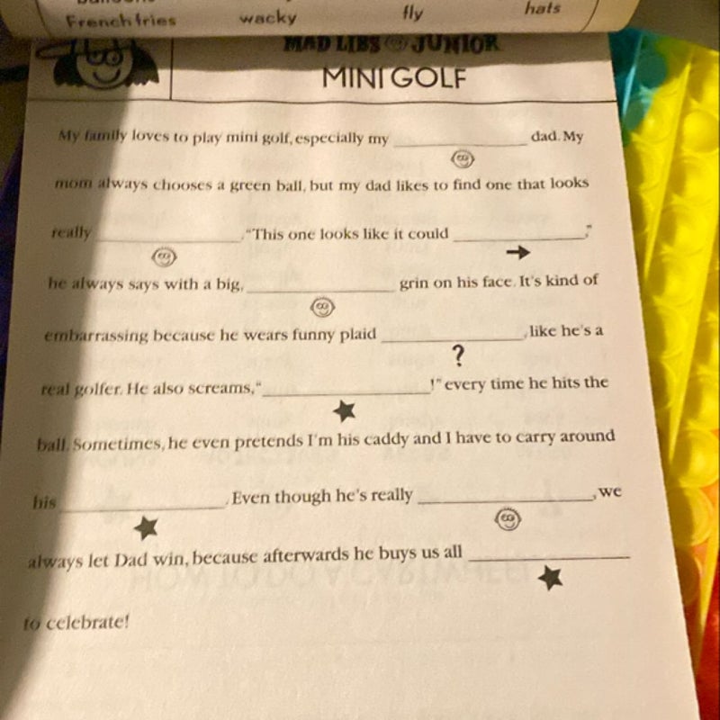 Sports Star Mad Libs Junior