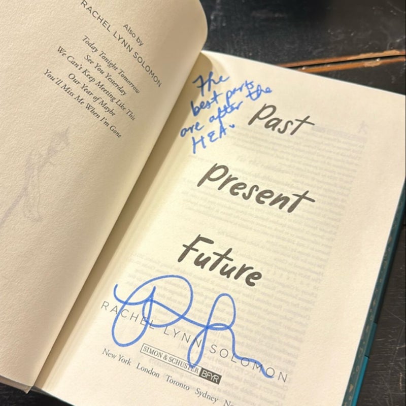 Past Present Future (Signed B&N Edition)