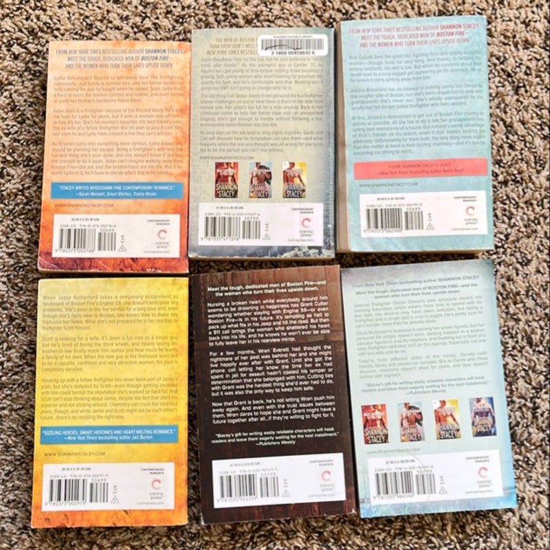 Flare Up complete Boston Fire 6 book series 