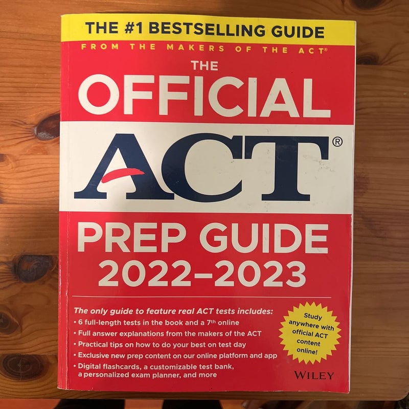 The Official ACT Prep Guide 2022-2023, (Book + Online Course)