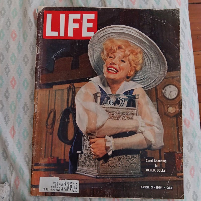 1964 Life Magazine (Carol Channìng/Hello Dolly cover)