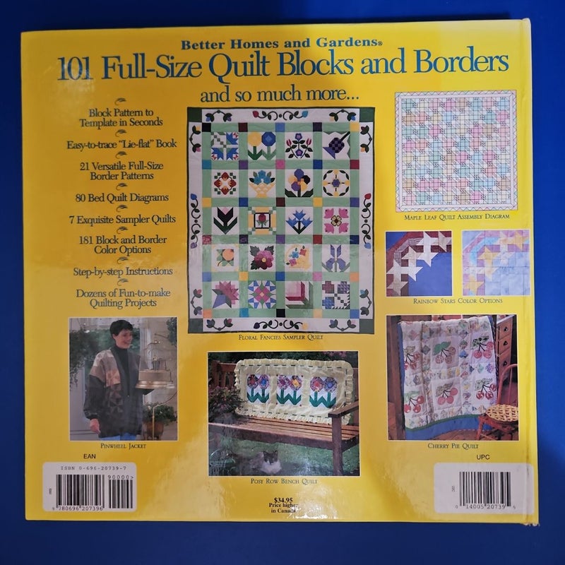 101 Full-Size Quilt Blocks and Borders