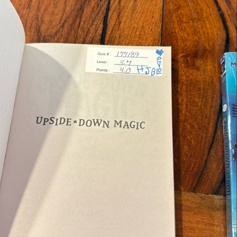 Upside-Down Magic and Sticks and Stones