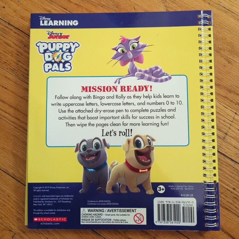 Mission: Learn to Write Wipe-Clean Activity Book