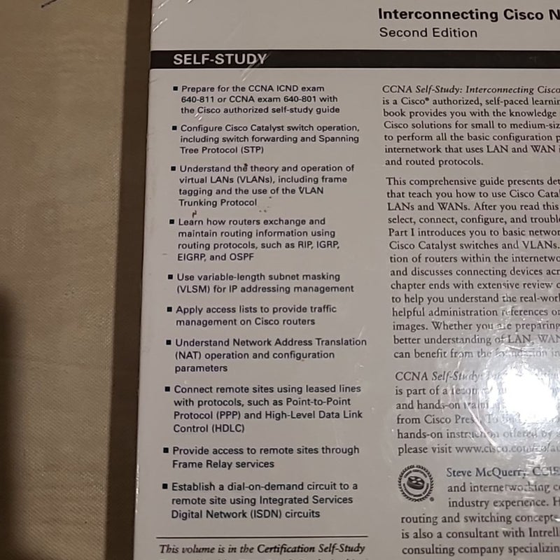 CCNA Self-Study: Interconnecting Cisco Network Devices (ICND) 640-811