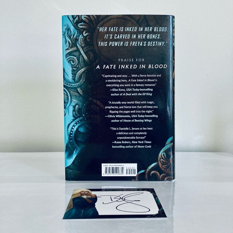 A Fate Inked In Blood Signed First Edition 