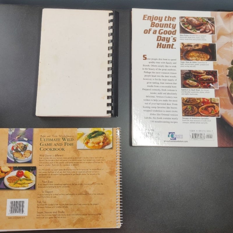 Cookbook bundle venison game fish 