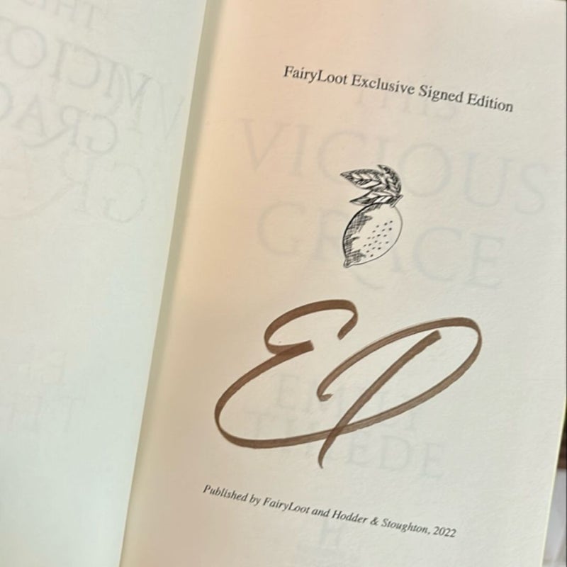 This Vicious Grace *Fairyloot Signed Edition*