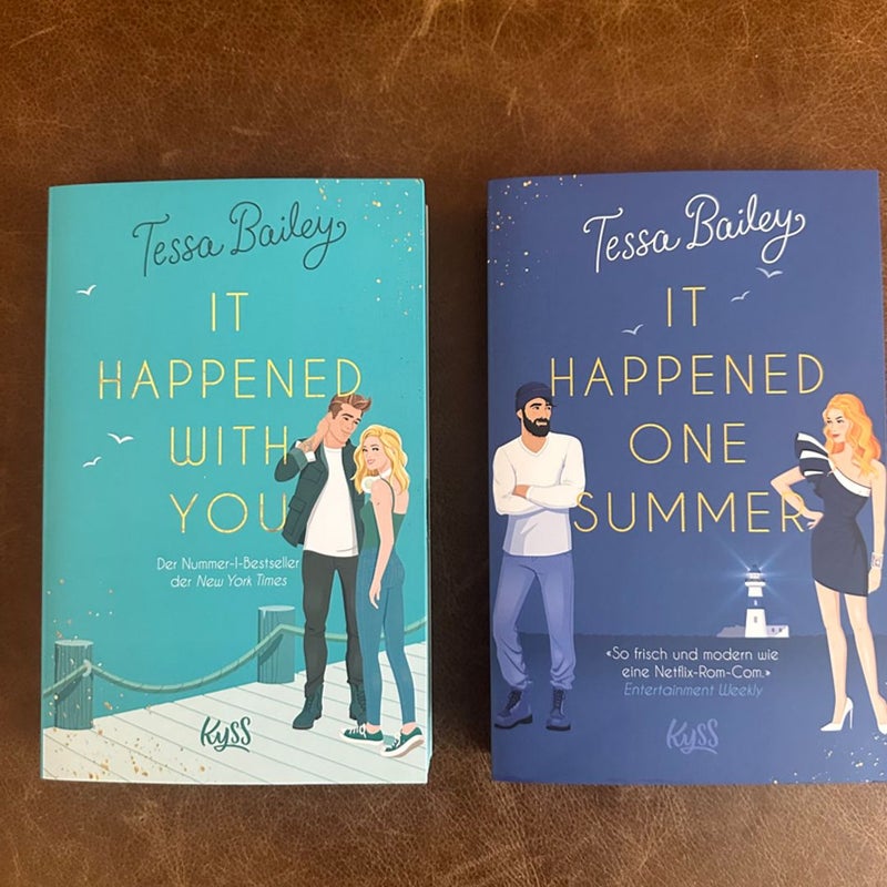 Tessa bailey it happened one summer & hook like and sinker special edition