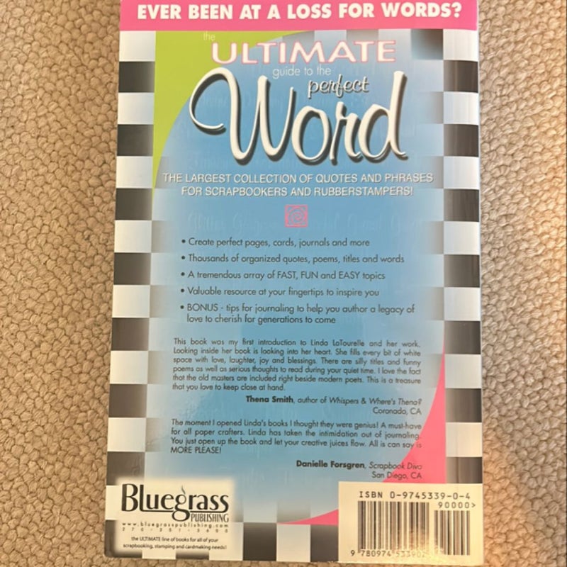 The Ultimate Guide to the Perfect Word