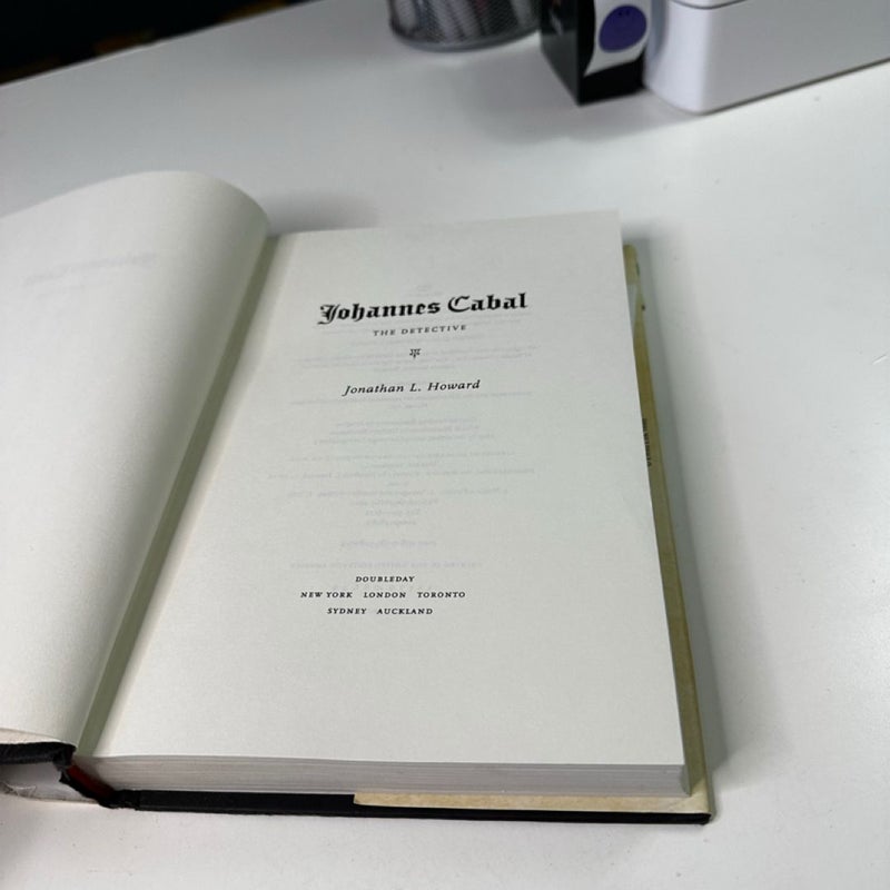 Johannes Cabal the Detective (1st ed 1st printing)