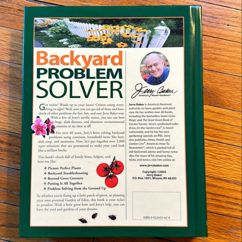 Jerry Baker's Backyard Problem Solver