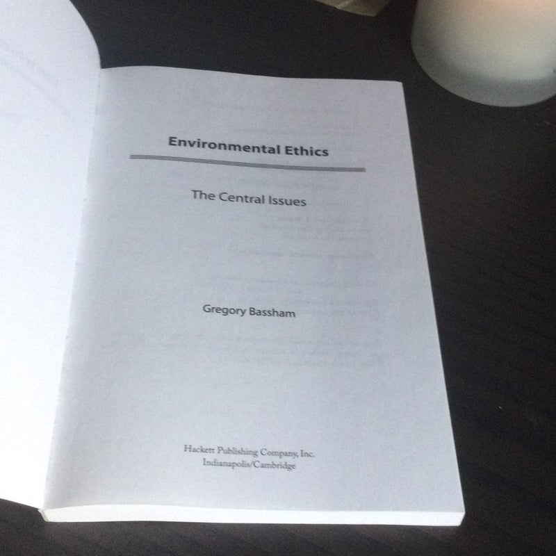 Environmental Ethics