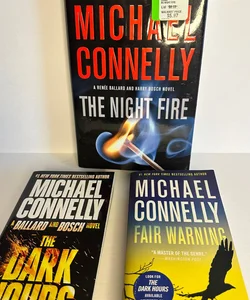 Michael Connelly lot of 3
