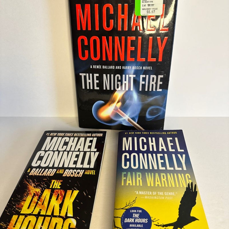 Michael Connelly lot of 3