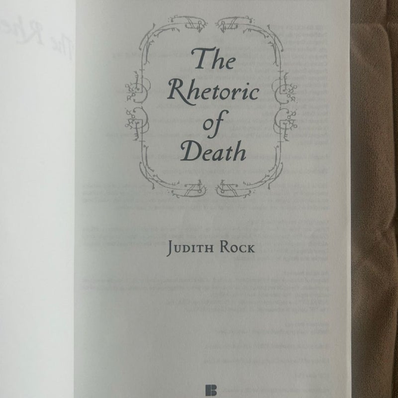 The Rhetoric of Death  11082