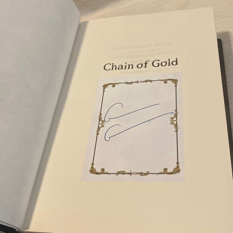 Chain of Gold (SIGNED)