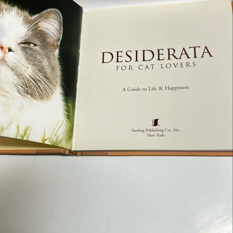 Desiderata for Cat Lovers