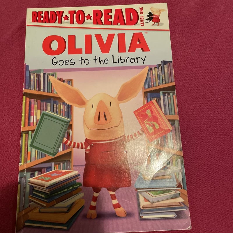 Olivia goes to the library
